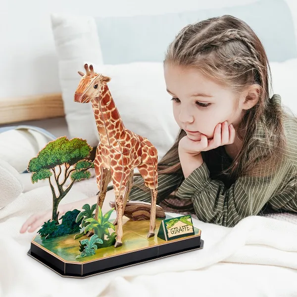 3D puzzle “Girafa”, 43 elemente