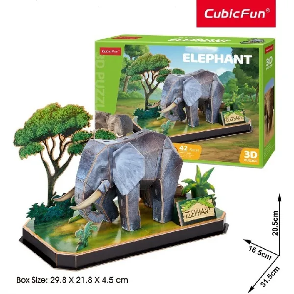 3D puzzle “Elefenat”, 42 elemente