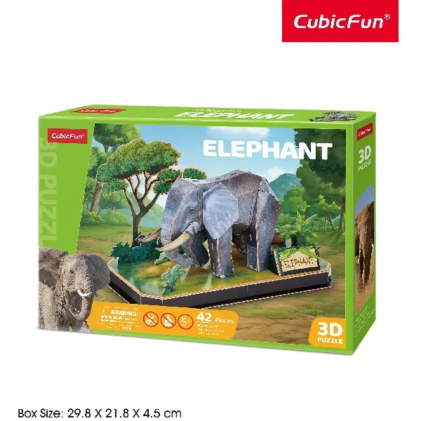 3D puzzle “Elefenat”, 42 elemente