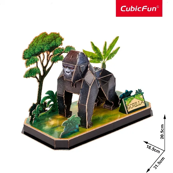 3D puzzle “Gorilă”, 34 elemente