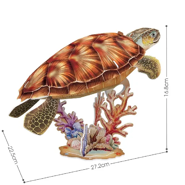 3D puzzle “Broască țestoasă”, 31 elemente