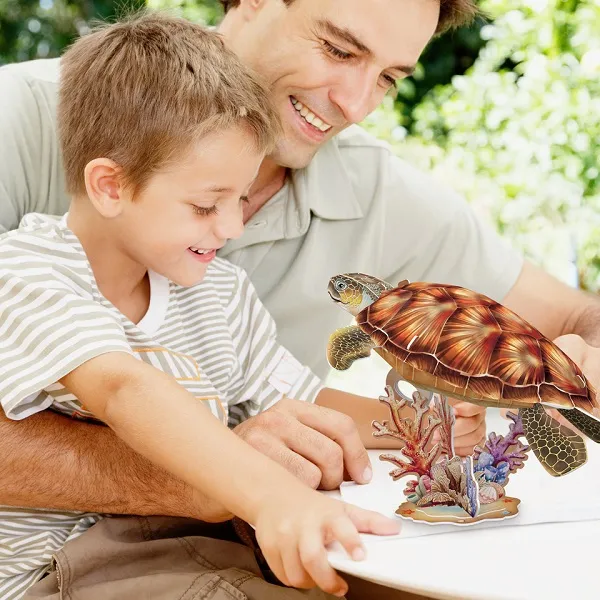 3D puzzle “Broască țestoasă”, 31 elemente