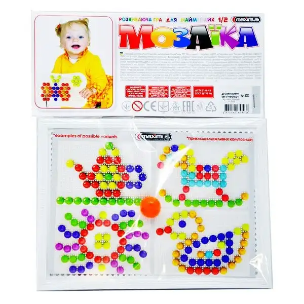 Купить  Деревянные игрушки / Montessori - Игровой набор «Мозаика для малышей» 30 эл...