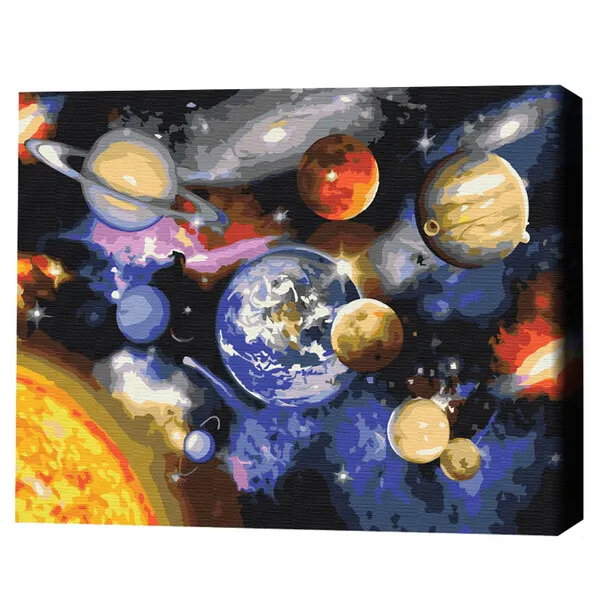 Pictură pe numere 40х50 сm (fără cutie) –  Parada planetelor