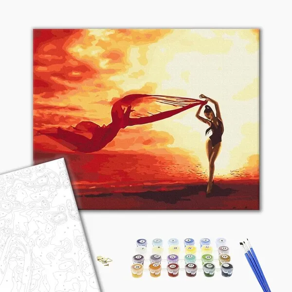 Pictură pe numere 40*50 cm (în cutie) – Dansul pasiunii