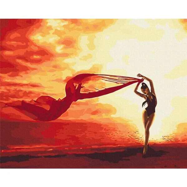 Pictură pe numere 40*50 cm (în cutie) – Dansul pasiunii
