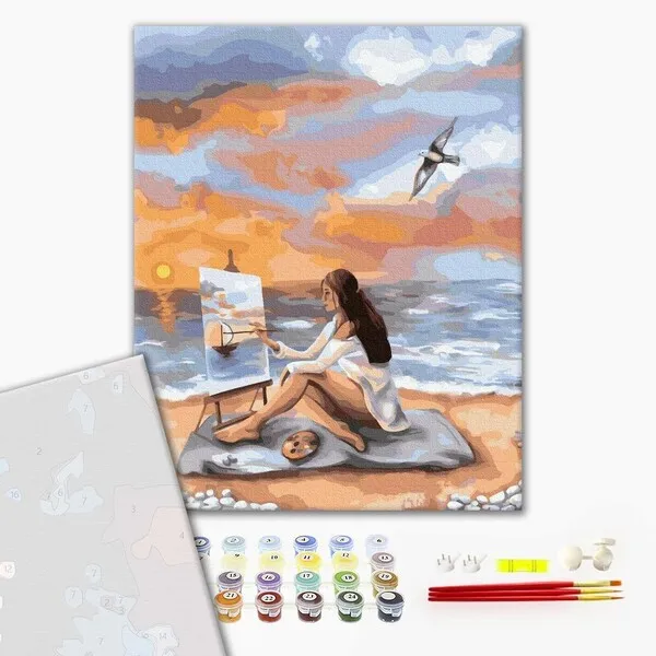 Pictură pe numere 40*50 сm (fără cutie) – Mare de inspirație