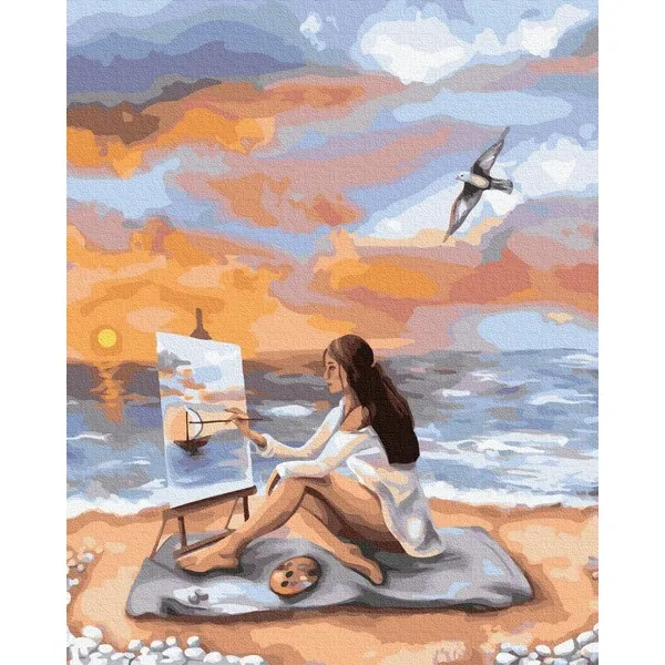 Pictură pe numere 40*50 сm (fără cutie) – Mare de inspirație