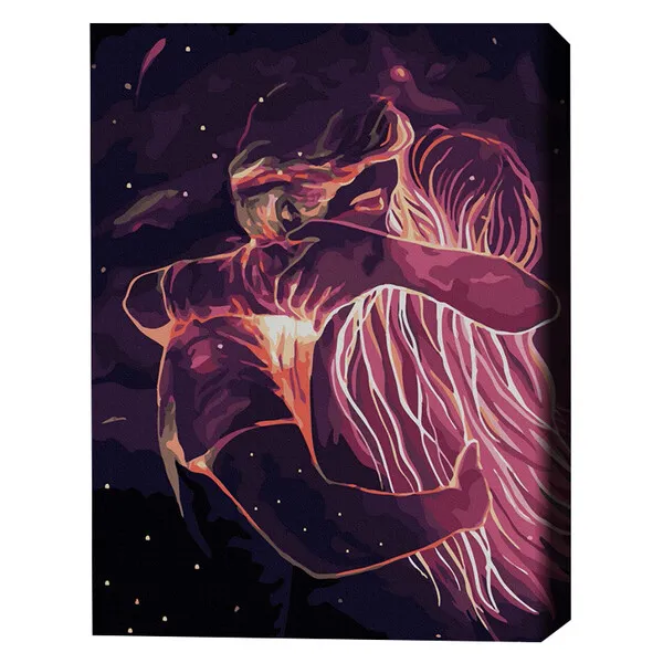 Pictură pe numere 40*50 сm (fără cutie) – Îmbrățișare cosmică