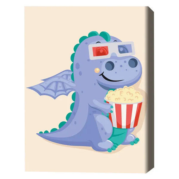 Pictură pe numere 30*40 сm (fără cutie) – Film pentru dragon
