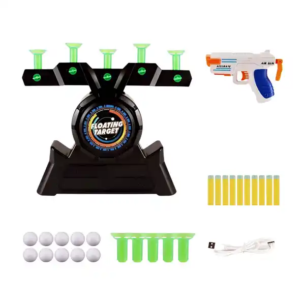 Воздушный тир “Стрельба по парящим шарикам”, USB, светится в темноте