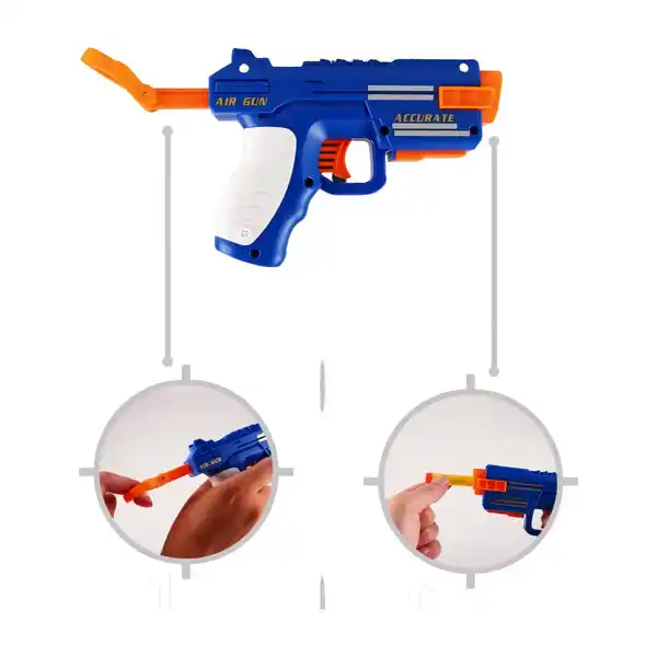 Воздушный тир “Стрельба по парящим шарикам”, USB, светится в темноте