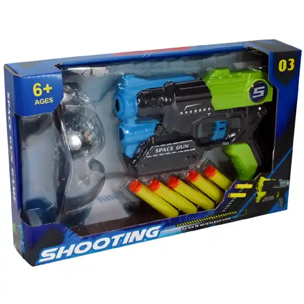 Пистолет EVA с защитными очками и мягкими пулями