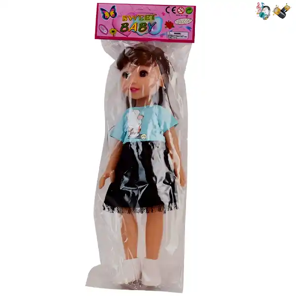 Музыкальная кукла в черной юбке