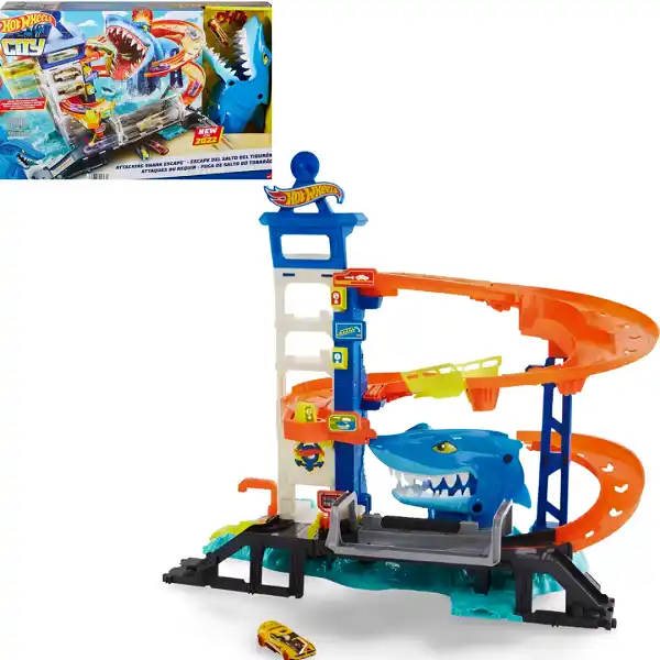 Купить  Парковки/Гаражи/Треки - Hot Wheels Игровой набор “Атака акулы”..