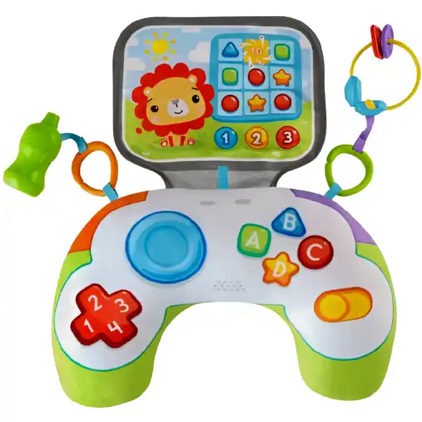 Fisher-Price Pernă pentru jocuri pe burtică „Joystick vesel”