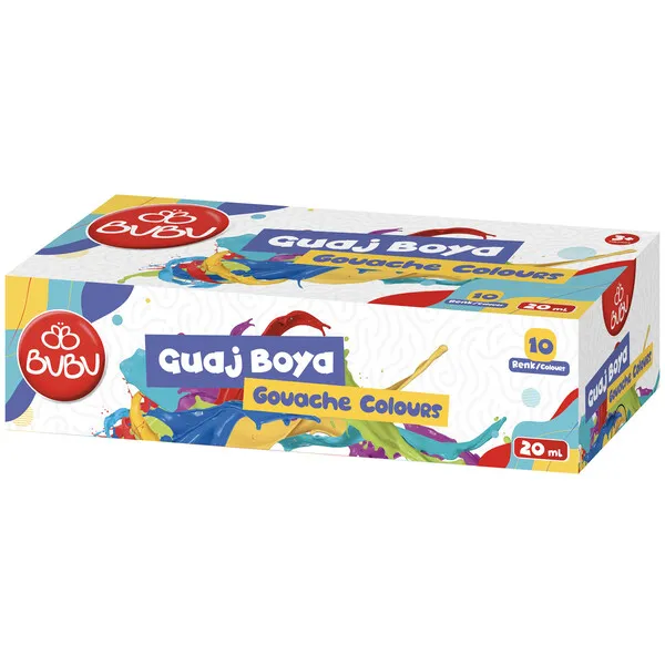 Set vopsea guașă, 10 culori x 20 ml