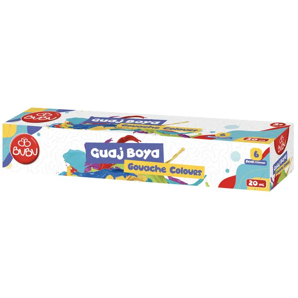 Set vopsea guașă, 6 culori x 20 ml