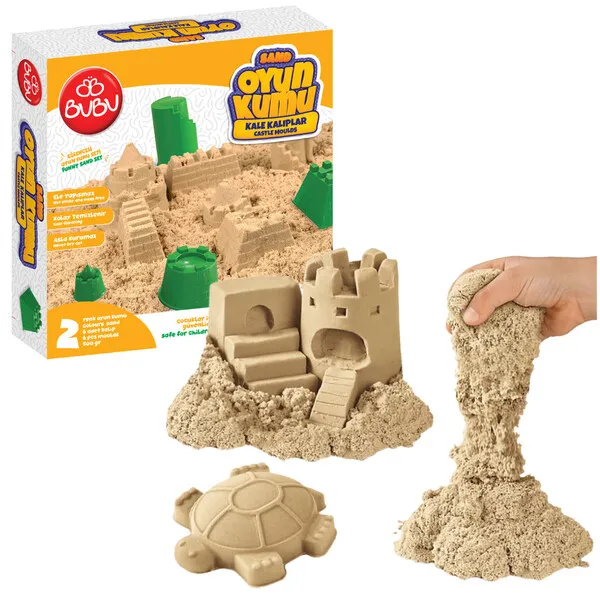 Set cu nisip kinetic și forme „Castel”
