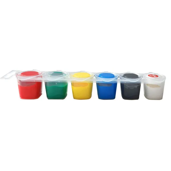 Set de pictură cu degetele, 6 culori x 25 ml