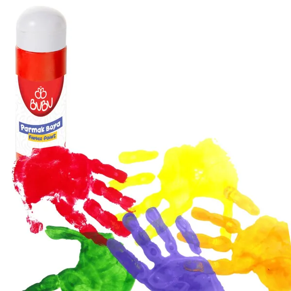 Vopsea roșie pentru pictură cu degetele, 250 ml