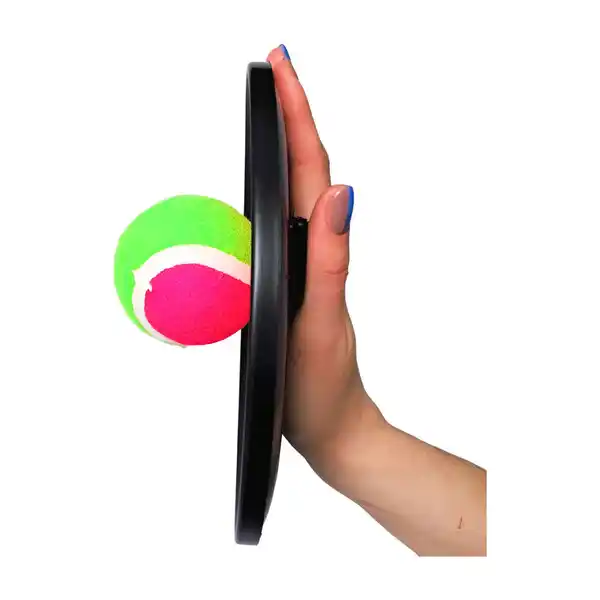 Set pentru jocul „Prinde mingea”, cu Velcro și bază de plastic