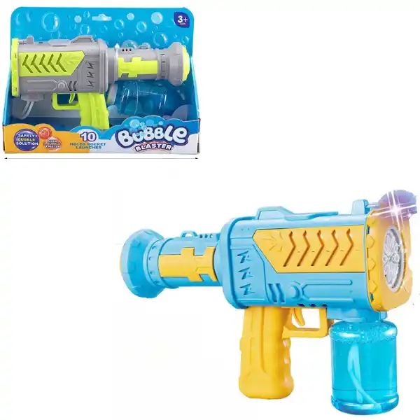 Suflantă cu bule „Mitralieră spațială cu efecte de lumină”