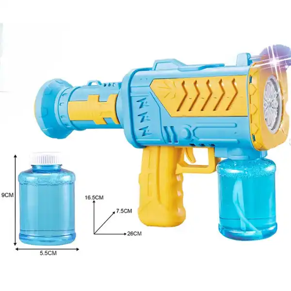 Suflantă cu bule „Mitralieră spațială cu efecte de lumină”