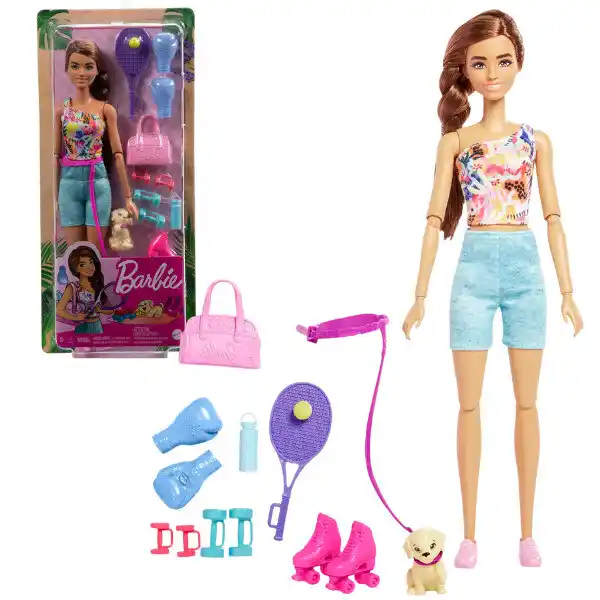 Игровой набор Barbie “День для тренировки”