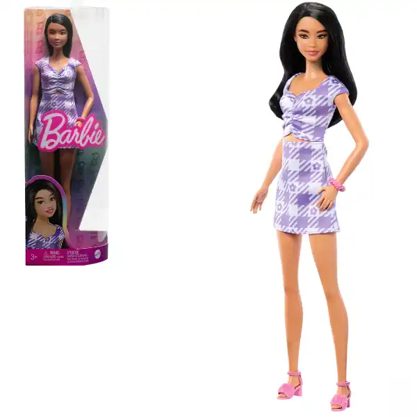 Papușa Barbie “Fashionista cu părul  negru”