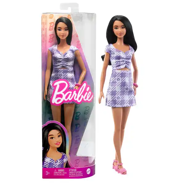 Papușa Barbie “Fashionista cu părul  negru”