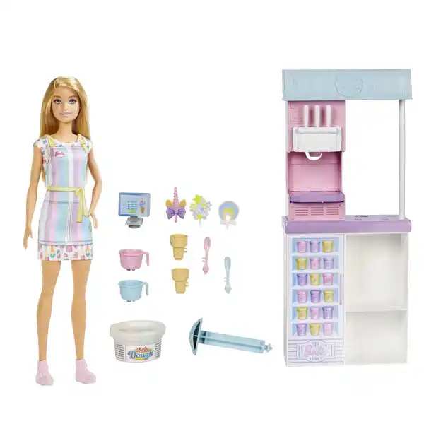 Set de joc Barbie „Magazin de înghețată”