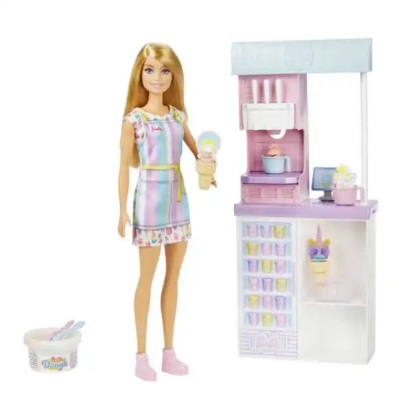 Set de joc Barbie „Magazin de înghețată”