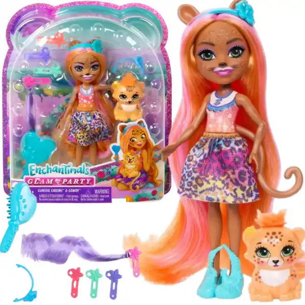 Кукла Enchantimals “Гепард Чарисс и Гринси”