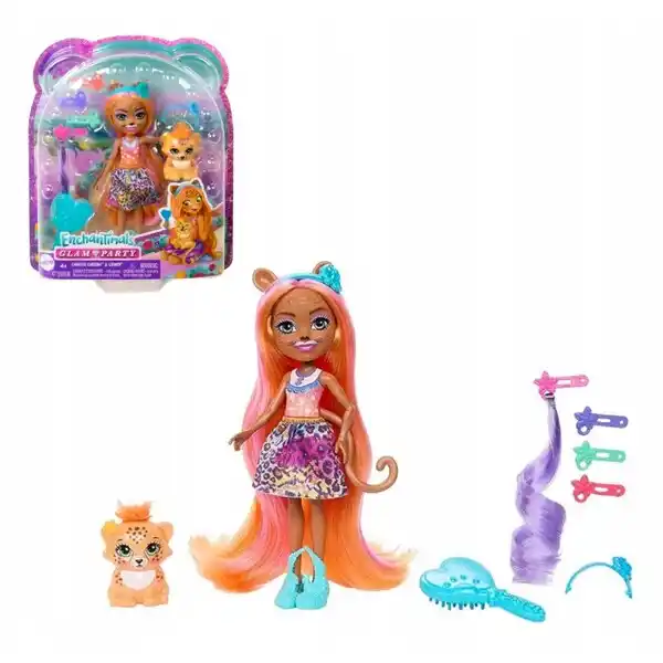 Кукла Enchantimals “Гепард Чарисс и Гринси”