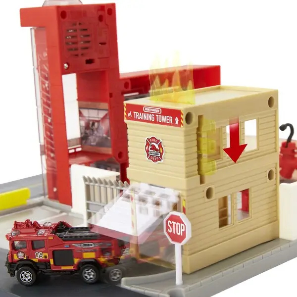 Hot Wheels Set “Stație de pompieri” Matchbox