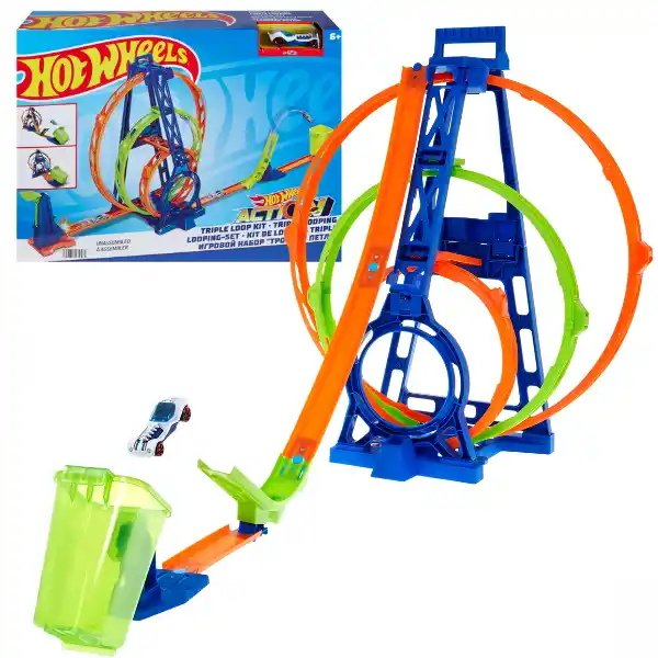 Купить  Парковки/Гаражи/Треки - Hot Wheels Игровой набор “Тройная петля”..