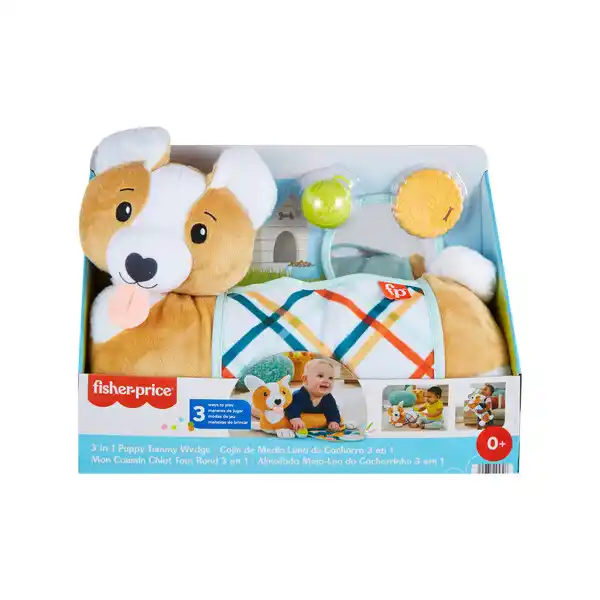 Fisher-Price Развивающая плюшевая игрушка 3 в 1 “Щеночек”
