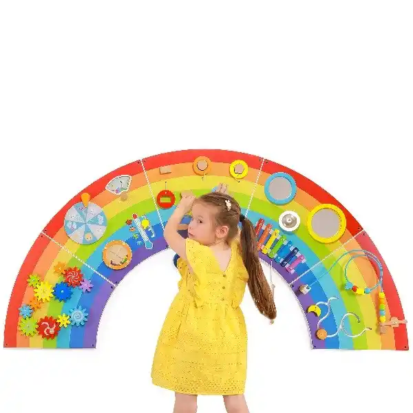 Бизиборд (настенный) "Радуга"