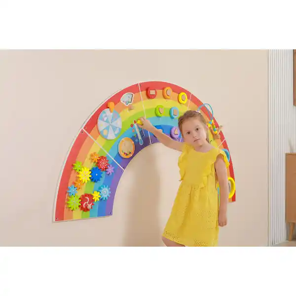 Бизиборд (настенный) "Радуга"