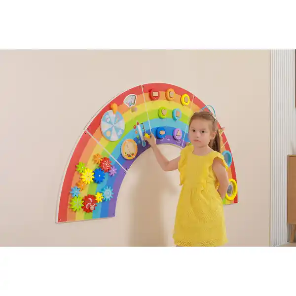 Бизиборд (настенный) "Радуга"