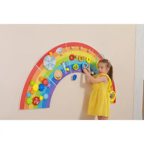 Бизиборд (настенный) "Радуга"