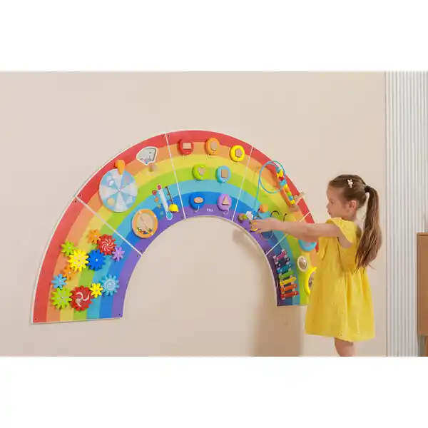 Бизиборд (настенный) "Радуга"