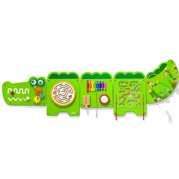 Бизиборд (настенный) «Крокодил»