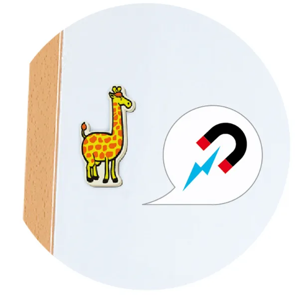 Șevalet magnetic cu două fețe