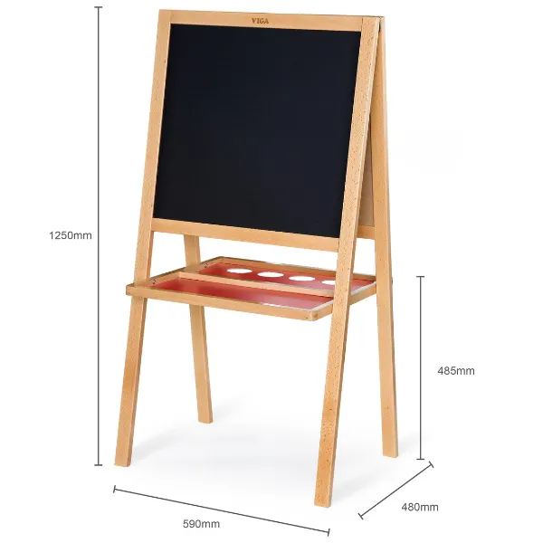 Șevalet magnetic cu două fețe