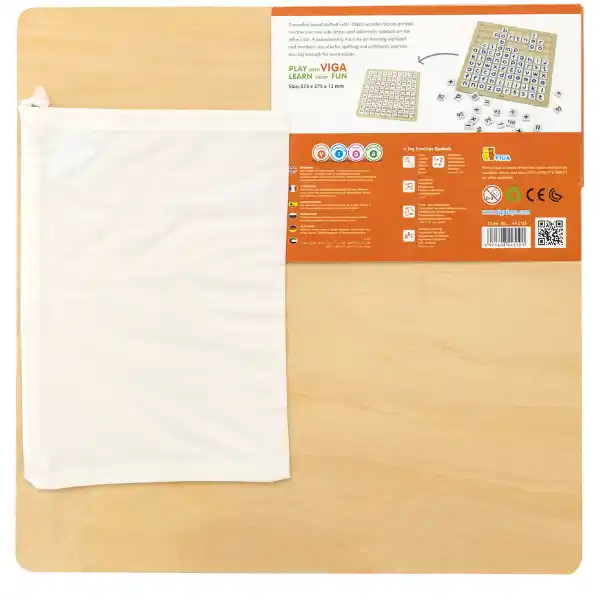 Обучающая таблица “Математика и Алфавит”