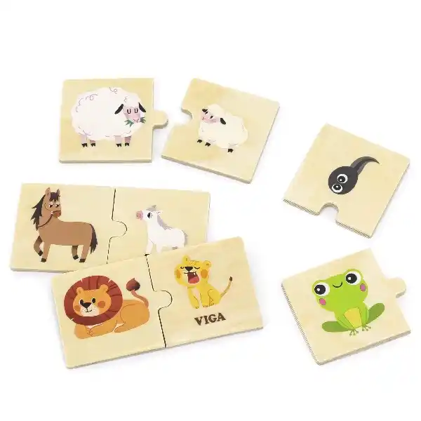 Логический пазл-игра "Мама и малыш" 24 эл.