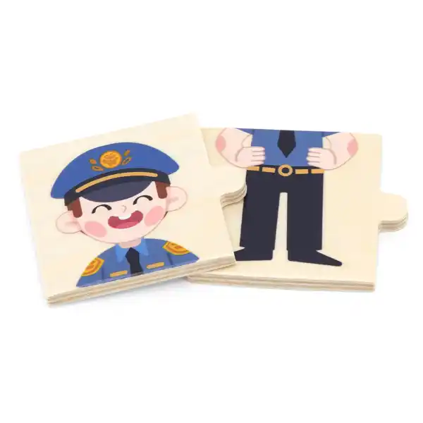 Joc logic de puzzle  „Profesiile” 24 elem.