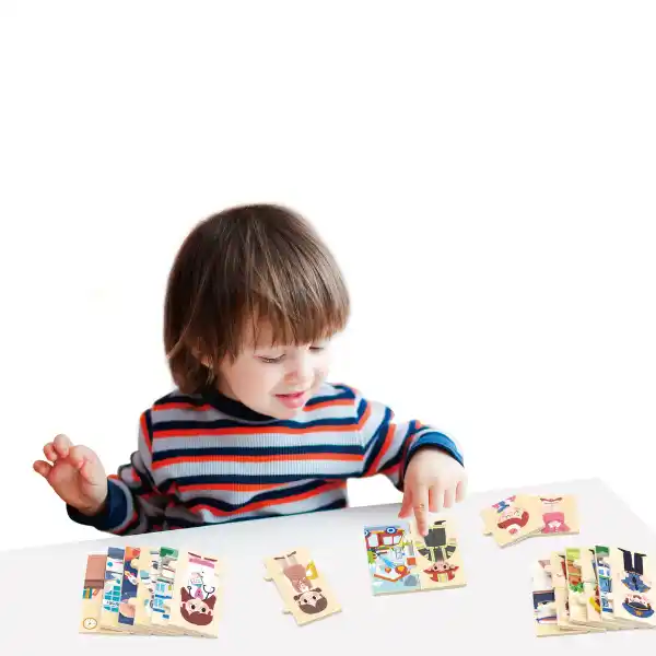 Joc logic de puzzle  „Profesiile” 24 elem.